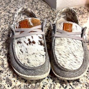 Custom Ordered Cowhide Hey Dudes